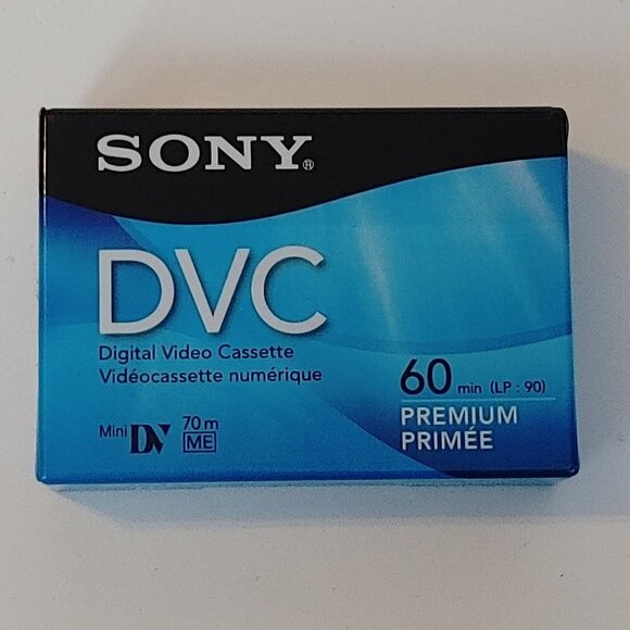 Sony DVC Digital Video Cassette Premium 60 min - DVM60PRR 1 Cassette Tape - Picture 1 of 2